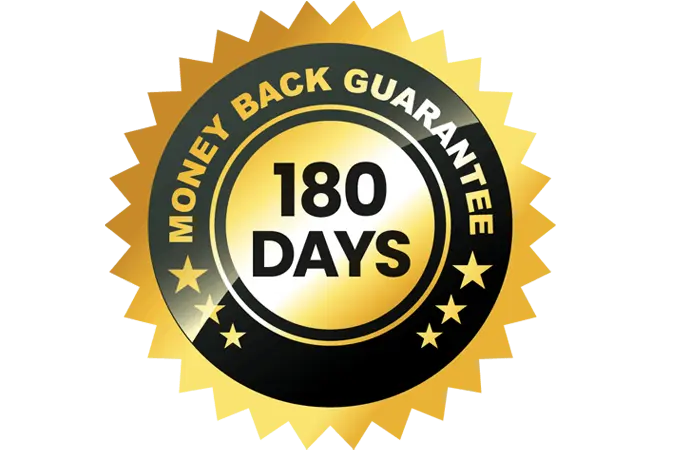 iGenics 180 day money back satisfaction guarantee